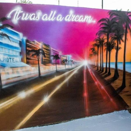 Cozy & Colorful Miami Art Canvas W/Hottub & Murals Eksteriør bilde