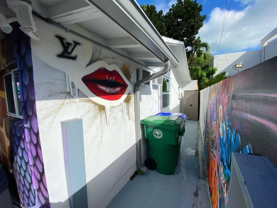 Cozy & Colorful Miami Art Canvas W/Hottub & Murals Eksteriør bilde